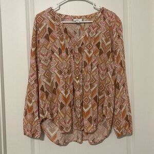 J. Jill Longsleeve Button Down Blouse Women’s Small